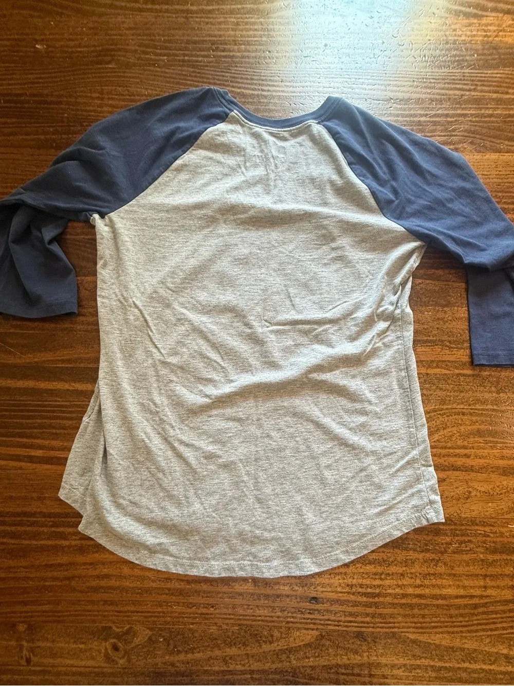 Nike Cleveland Indians Raglan Tee - Gray and Navy